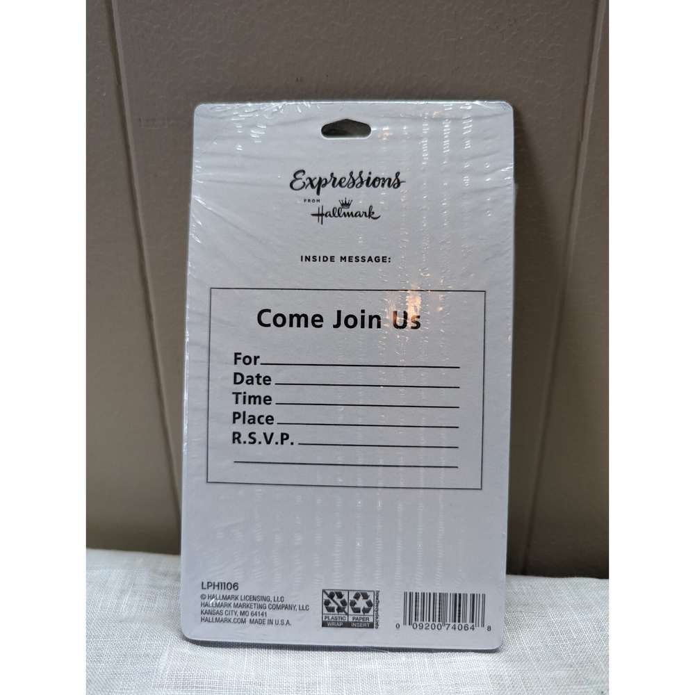 8 Celebrate Invitation Cards - RSVP Form Inside - Expressions from Hallmark - Picture 2 of 2